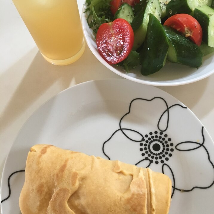 米粉と大豆粉のパンケーキ